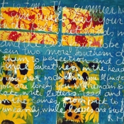 Rilke (zonnebloemen ed) 100 x 70 cm
